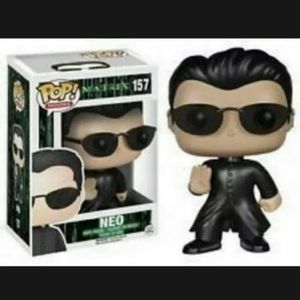 Neo Funko Pop Matrix Movies #157 Vinyl Figure Vaulted with POP New Toys Real.